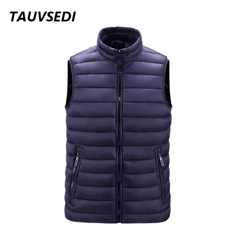 Winter Fashion Solid Windproof Warm Sleeveless Jacket Men Casual Plus Size Vest Autumn Thicken Waistcoat Hot