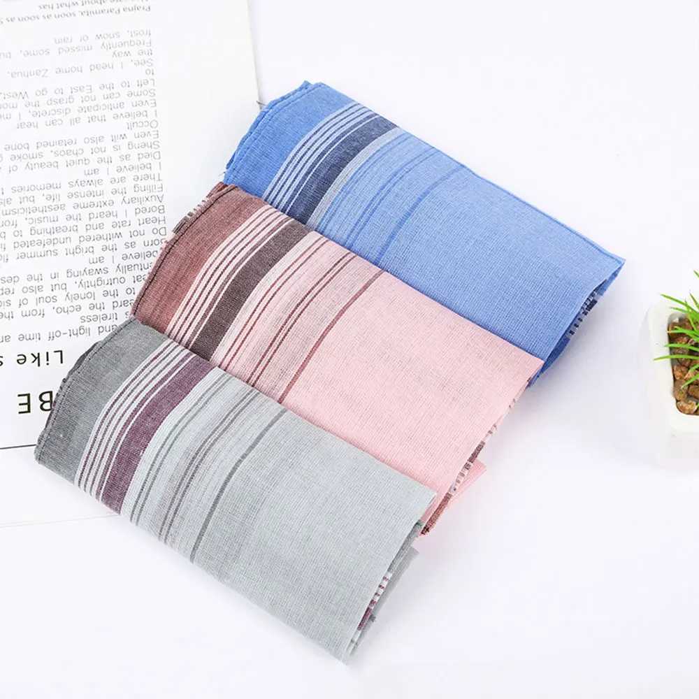 12 hand towels multi-color plain weave mens pockets used for wedding parties business chest towels hand towels W240921