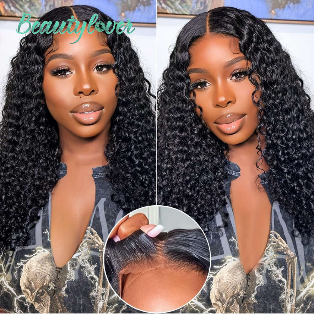 4x6 Water Wave Wig Ready To Wear Lace Closure Glueless Wigs Pre-Cut 30 Inch Brazilian Human Hair