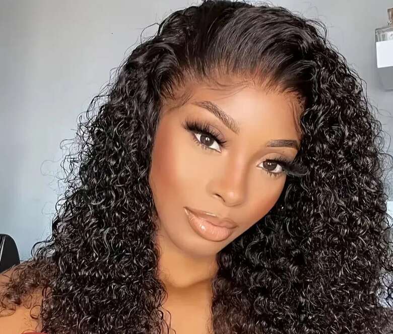 30 Inch Human Hair 13x4 Kinky Frontal 4x4 Curly Hd Lace Closure Wigs 180 Density Wig For Women Sale