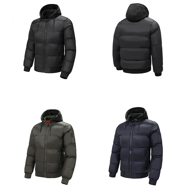 New Men Winter Warm Waterproof Wind Proof Jacket Coat Autumn Mens Hooded Casual Brand Solid Outwear Parkas Jackets Male