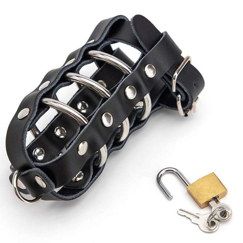 Sex toys SM props men's chastity lock abstinence birdcage chicken chicken restraint set adjustable alternative adult products