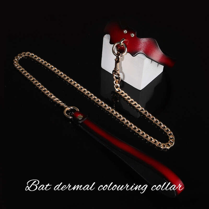 Sexy SM Props High end Sexy Traction Collar SM Training Binding Neck Set Neck Ring Alternative Adult Products Hair Replacement
