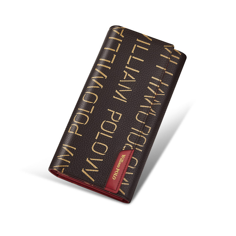 2024 female designer high-end large capacity women's long wallet leather mini wallet free shipping