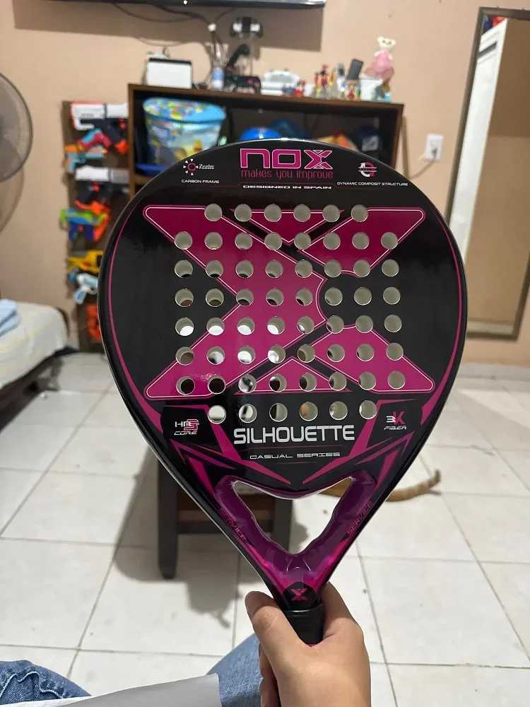 Professional table tennis racket soft faced carbon fiber EVA memory paddle sports racket mens and womens outdoor equipment W240921