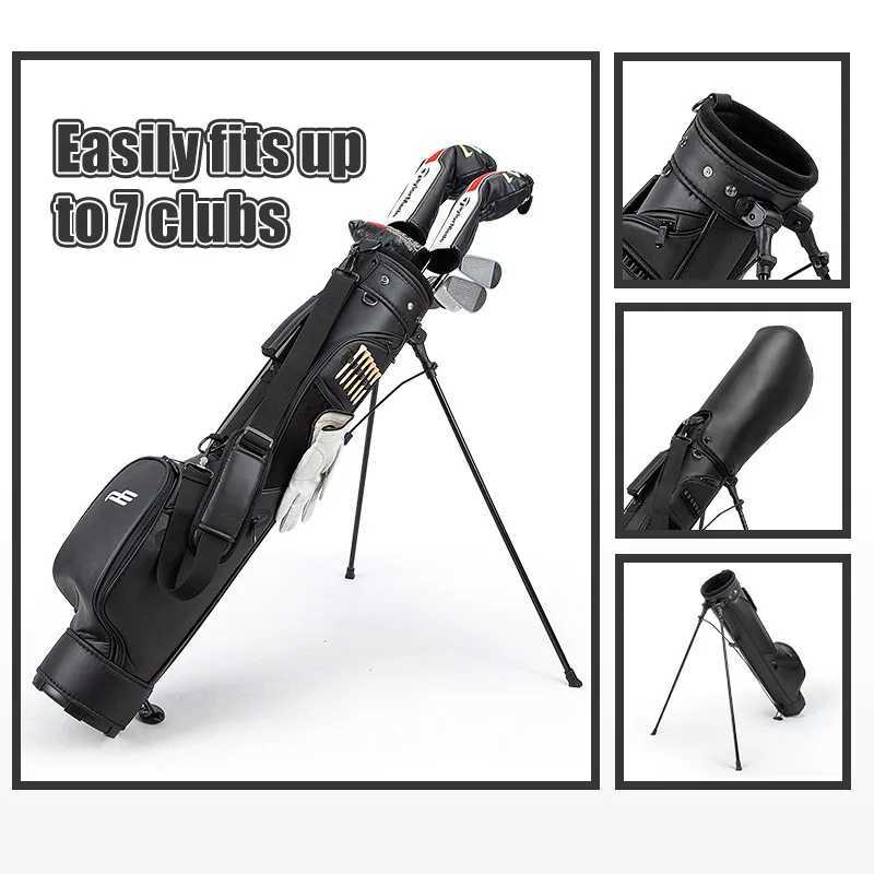 PLAYEAGLE Lightweight Golf Carrying Pencil Stand Bag Mini Golf Stand Bag Mens Nylon Waterproof Bag Suitable for 7 Golf Clubs W240921