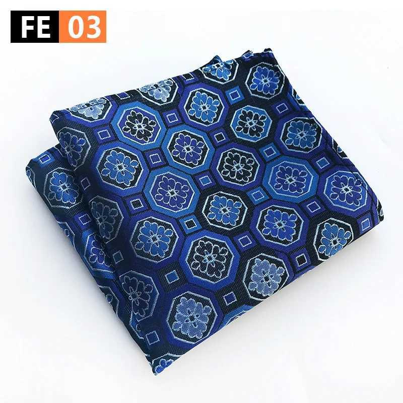 New Design Polyester Hanky Gold Black Paisley Men Fashion Plaid Pocket Square Handkerchiefs for Men Suit Tie HandkerchiefX240921