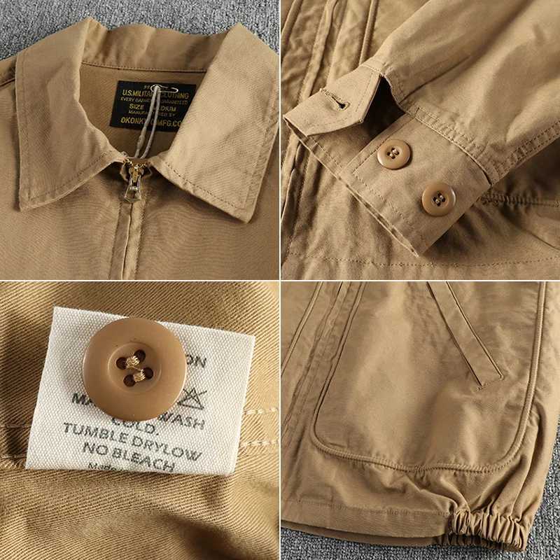 Mens solid color fashionable mens casual fully matched travel jacket W241011