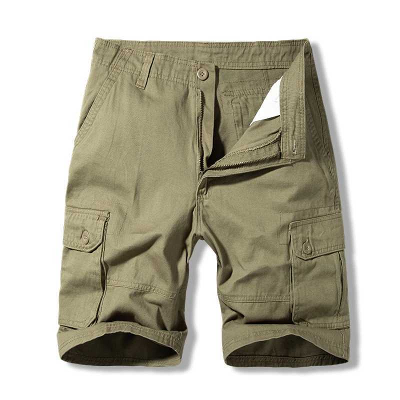 Mens Cotton Shorts Casual Cargo Short Pants Outdoor Sportswear Bermuda Shorts Golf Men Hiking Running ShortsX240921