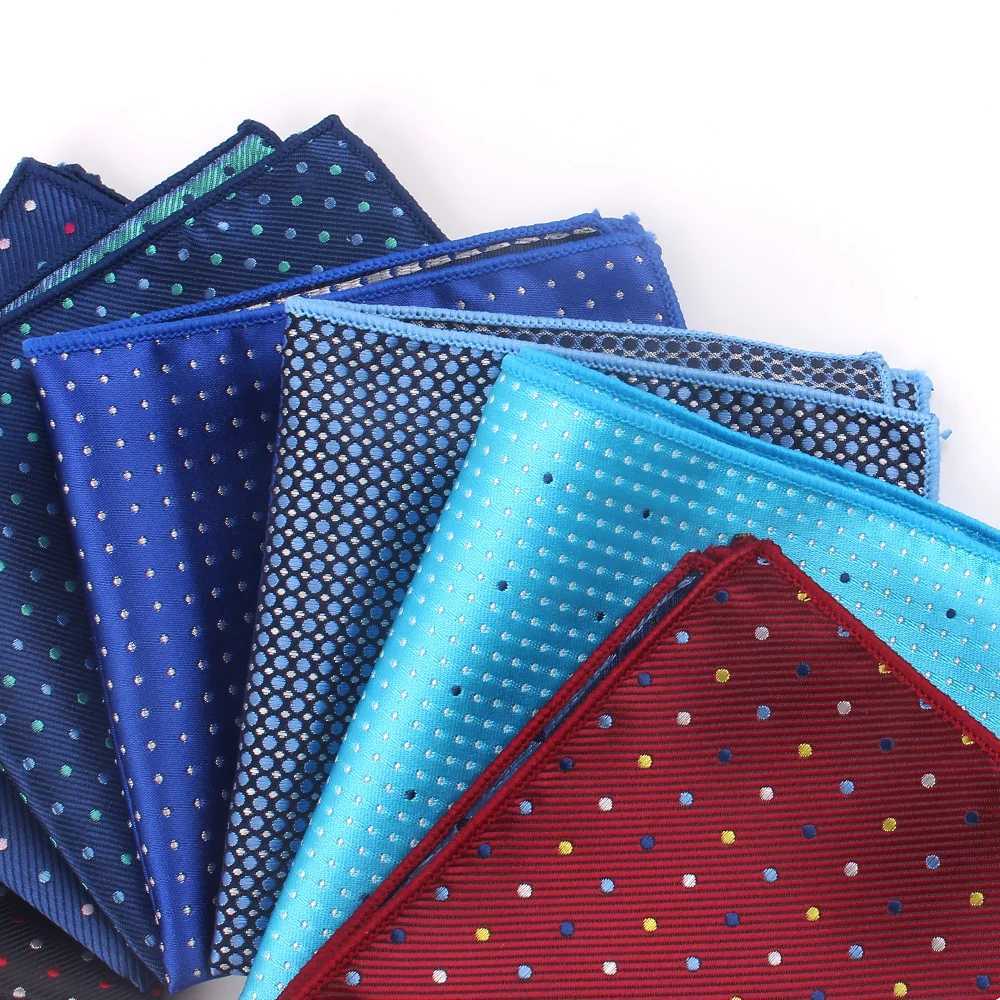 Suit Pocket Square For Men Women Dots Chest Towel Hanky Gentlemen Hankies Mens Suits Handkerchief Pocket TowelX240921