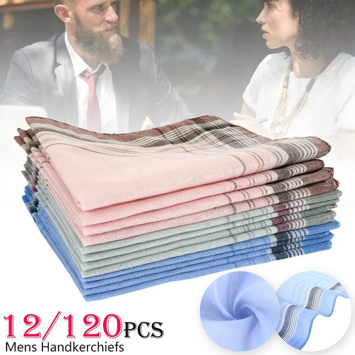 12/120 square handle head multi-color plain pocket towels suitable for men women wedding parties business classic chest towels W240921