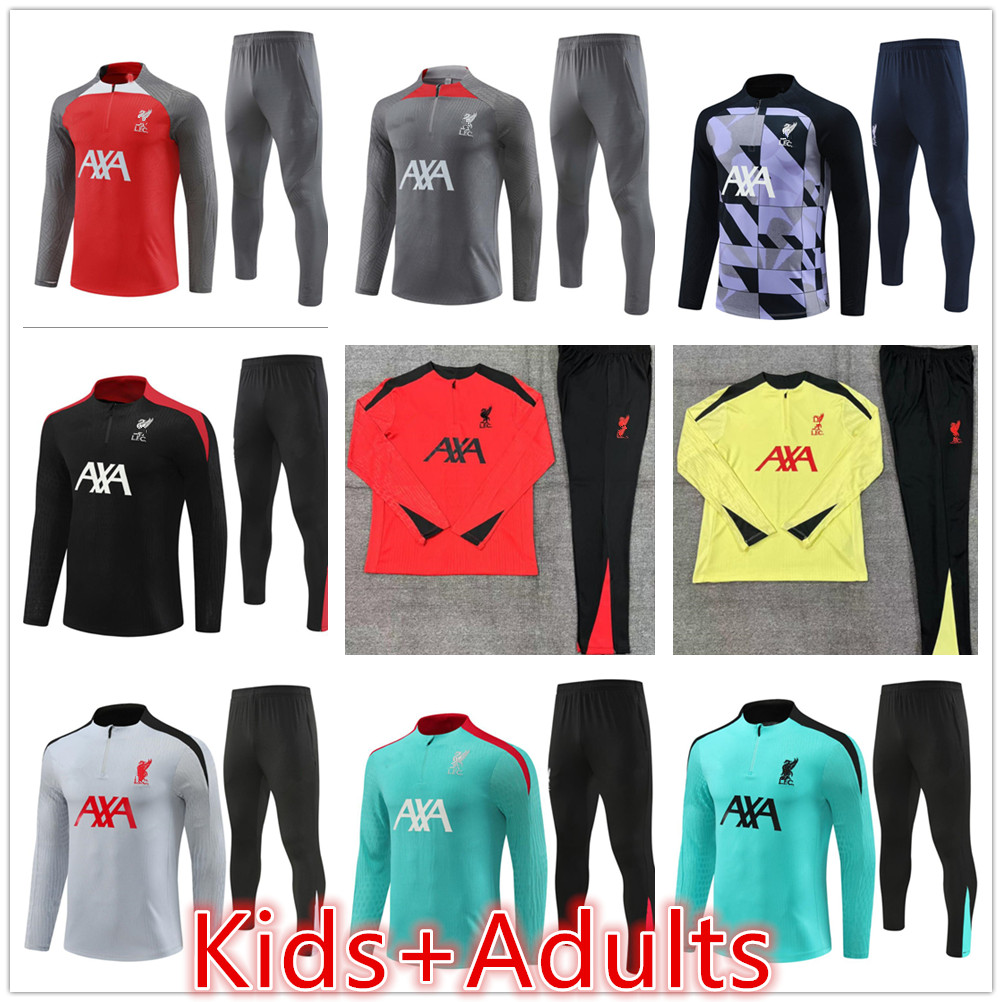 2024 2025 soccer tracksuits men football training suit 24 25 train GAKPO DARWIN Luis DIaz Arnold ALLISTER tuta jacket kit men and kids survetement 6999