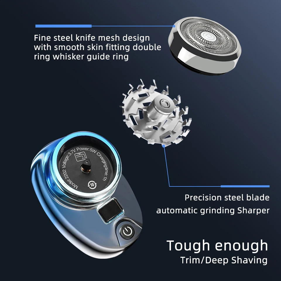 Mini electric shaver wet wash shaver fast charging digital display portable electric shaver 1-hour charging time upgrade 240919
