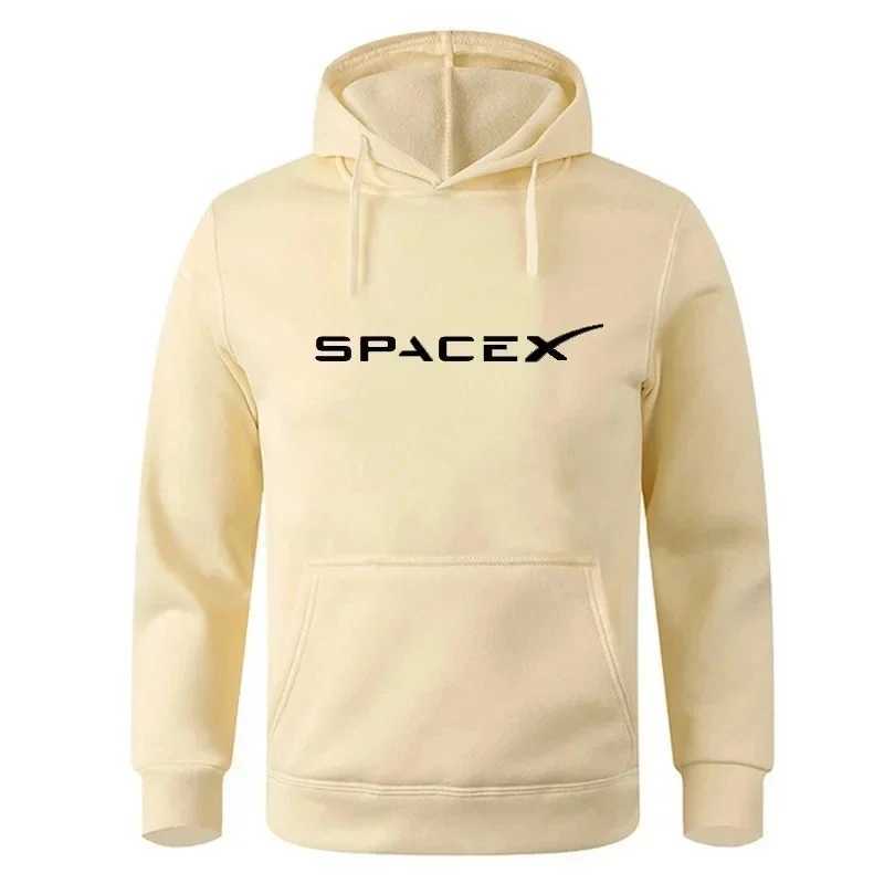 Space X Space Travel Printed Mens and Womens Wool Sports Hoodies Obuz Cotton Hoodies Mens Hip Hop Sweaters Fashion Street Clothi W240921