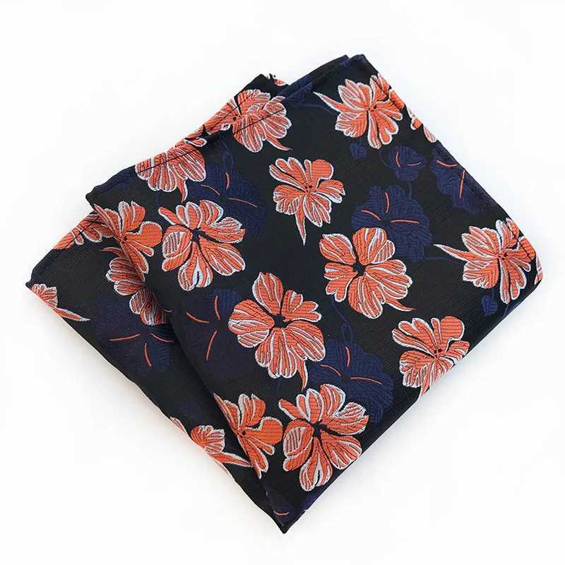 2018 25cm*25cm Flower Pocket Square for Man Silk Paisley Jacquard Weave Handkerchief Suit Pocket Square Wedding Hanky for MenX240921