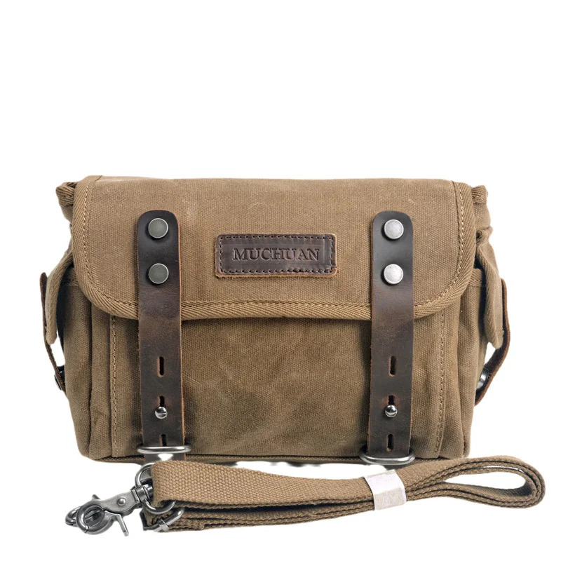 Vintage Batik Canvas Men's Messenger Motorcycle Bags Bicycle Electric Tail Bag