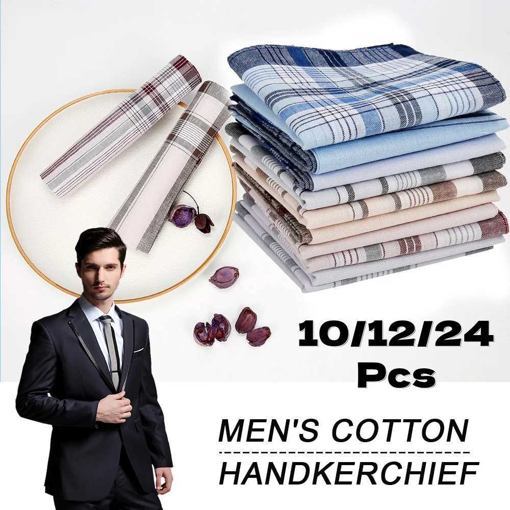 10-24 handheld towels with multi-color plain weave mens retro pocket cotton towels used for wedding party business W240921