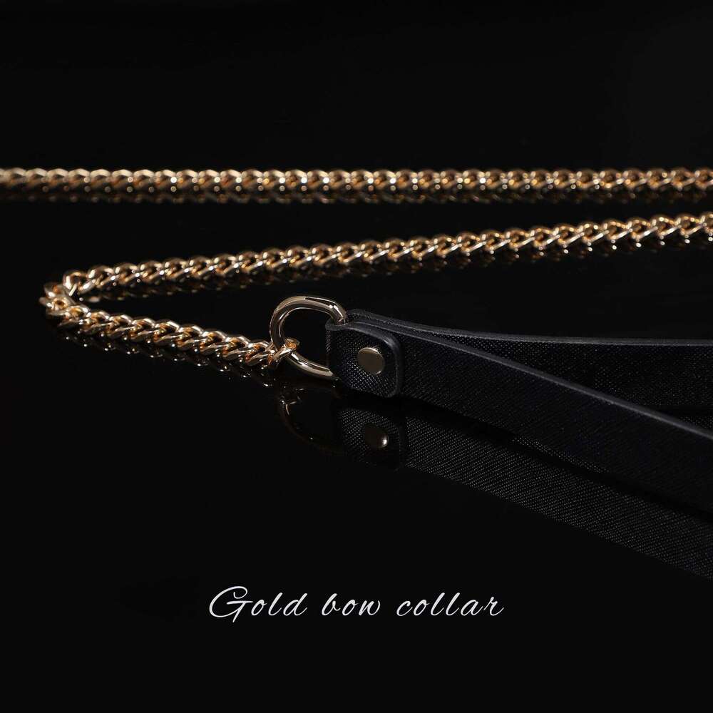 Sex toys SM props bow traction collar SM tuning restraint sex collar female alternative adult products