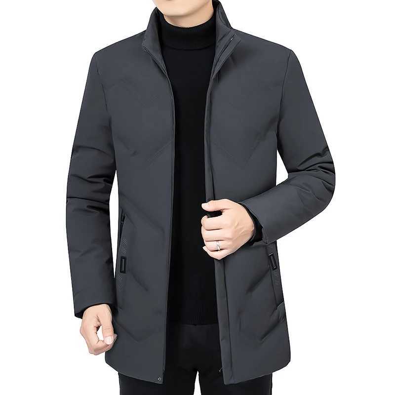 Winter warmth 2024 thick Parkas mens hooded long coat mens jacket windproof pad under Parka mens jacket autumn mens jacket W240920