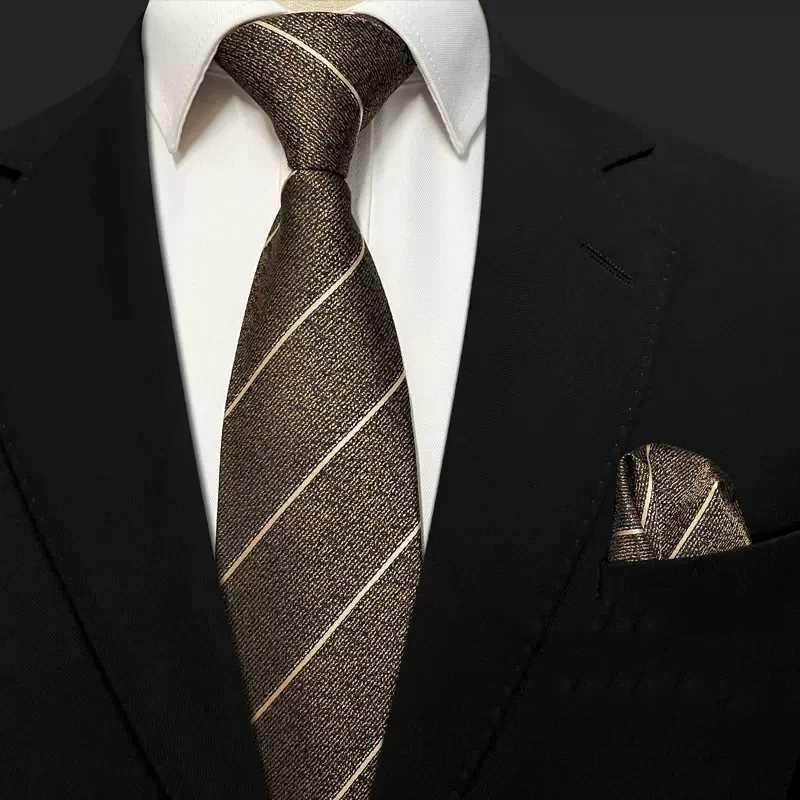 Brown Color Pocket Square For Men Adult Striped Paisley Floral Handkerchief Formal Dress Suit Accessory Navy Solid Hanky CravatX240921