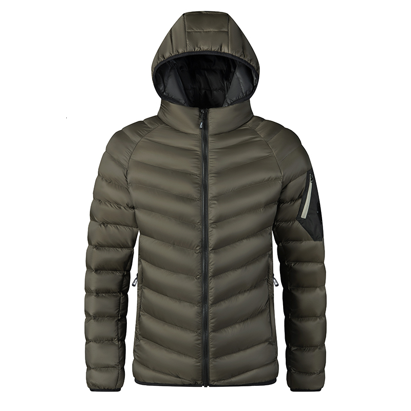 New Men Winter Warm Thick Hooded Jacket Autumn Mens Fashion Casual Windproof Detachable Hat Parkas Jackets Coat Male
