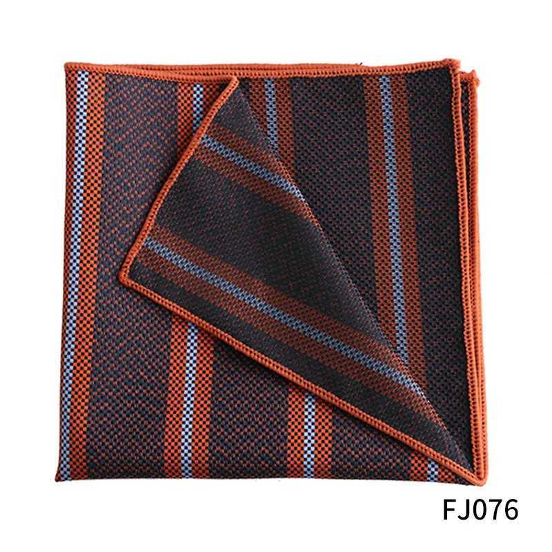 Pocket Square Silk Jacquard Woven Red Orange Handkerchief Fashion Men Suit Pocket Hanly Wedding Business Party Suit Set HandkerX240921