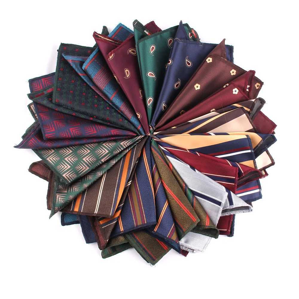 Pocket Square For Men Women Floral Striped Chest Towel Hanky Gentlemen Hankies Mens Handkerchief Suits Pocket Towel GiftsX240921