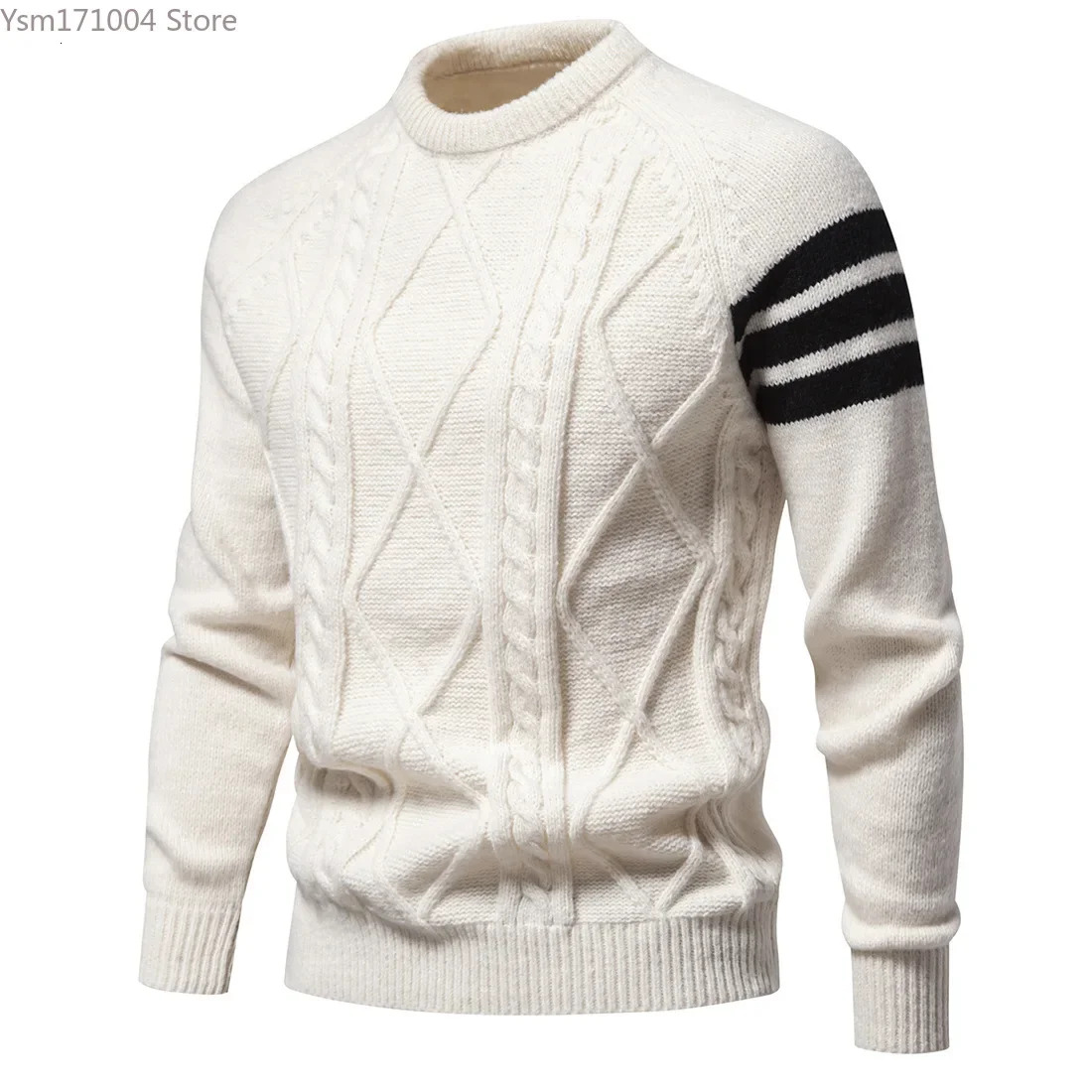 Spring Autumn New Mens Sweater High-Quality Round Neck Tight Casual Japanese Knitted Pullover Men Fashion Haruku Sweaters 3Xl
