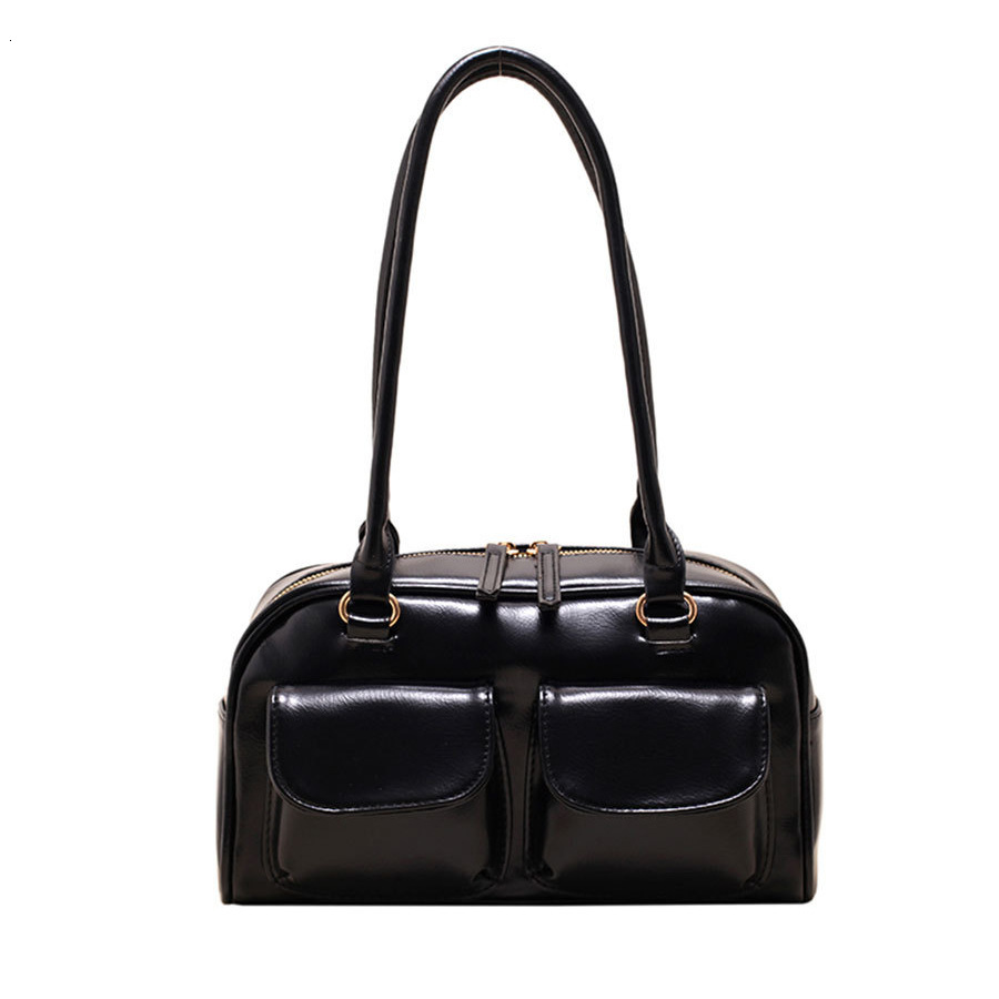 Brand Designer PU Leather Women's Shoulder Retro Crossbody Bag Pillow Handbag