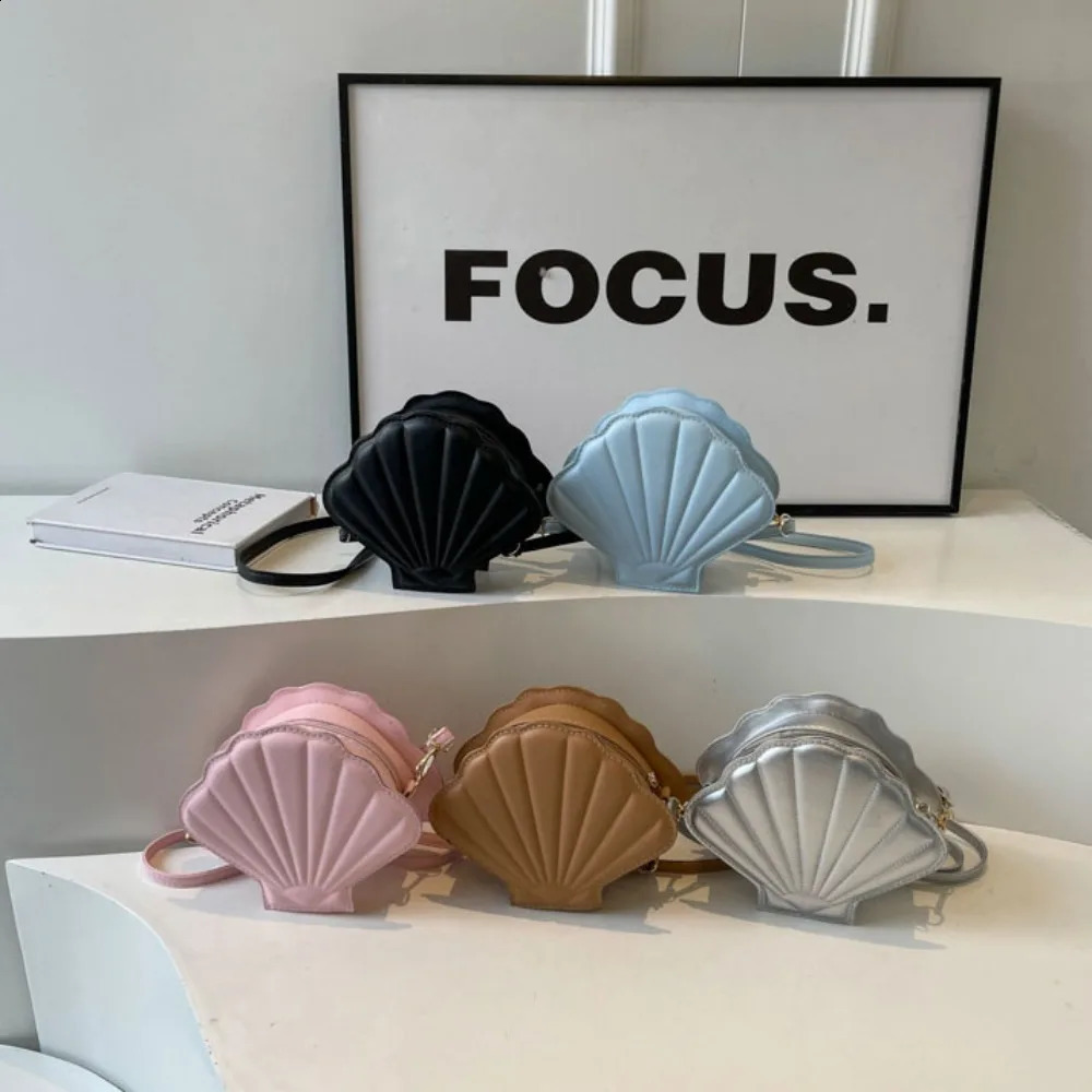 Trendy Shell Bag Solid Shoulder Daily Commuting Handbag Casual Messenger Underarm Travel Beach 240919