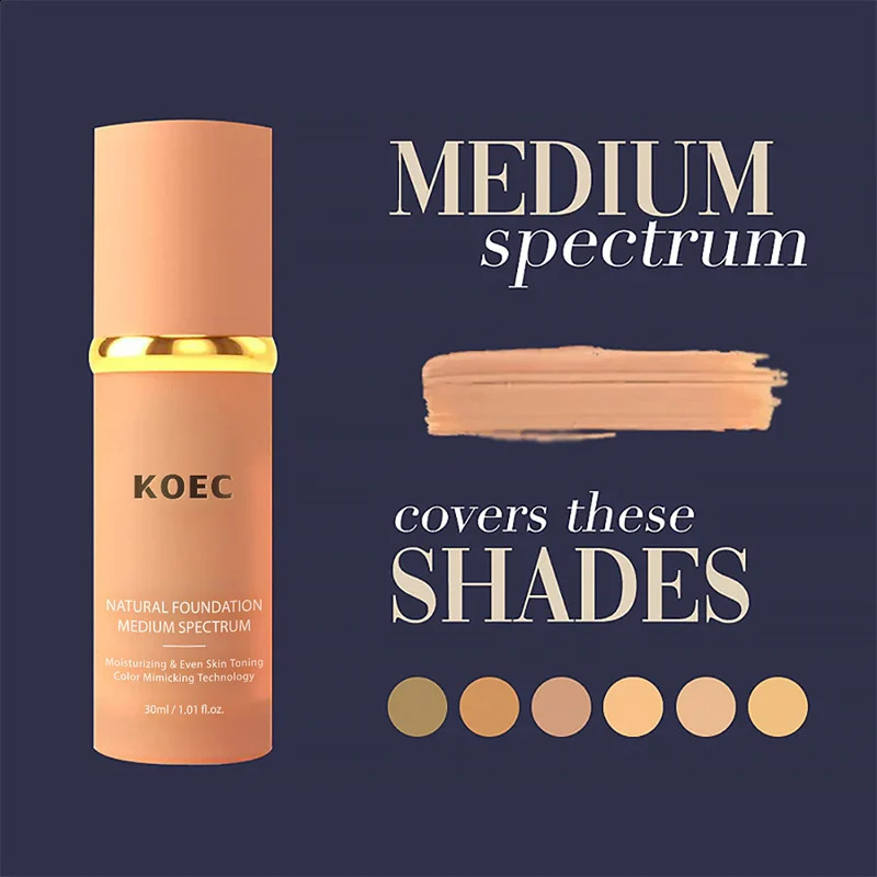 4-in-1 microelement long-lasting makeup liquid basic high moisturizing cover concealer Korean facial cosmetics 30ml 240920