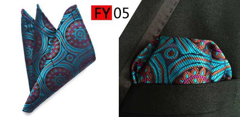 Fashionable and Bright Printing Silk Pocket Square Mens Business Office Wedding Gifts Party Accessories Handle W240921