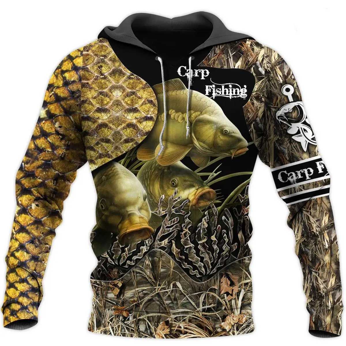 Fashionable mens hoodie cool car fishing 3D printed Harajuku sports shirt unisex casual Pullover hoodie sudadora hombre W240921