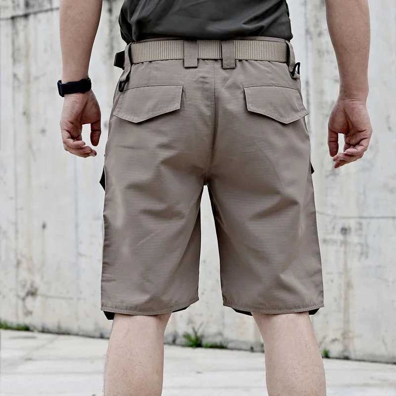 Mens shorts summer Tactical Cargo Shorts Quick Dry Man Trousers Wear-resistant Breathable Beach ShortsX240921