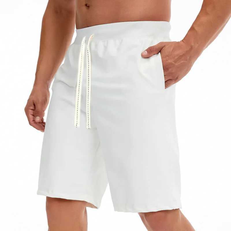 2024 Summer Mens casual pants fashion loose plus size cargo shorts Mens sports quarter pantsX240921