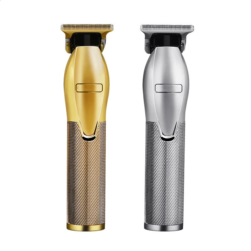 Professional Tshape Hair Trimmer for Men Barber Shaving Clipper Haircut Kit Rechargeable Electric Shaver 240911