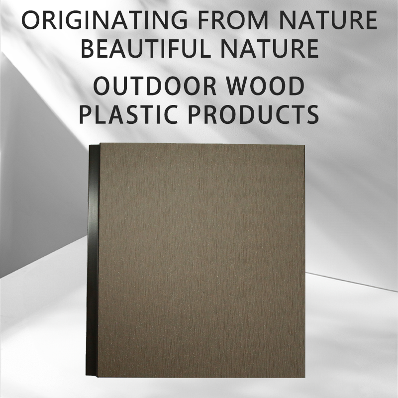 Plastic wood guardrails for garden scenic spots outdoor courtyards river channels and boardwalks anti-corrosion wood fences PE wood plastic guardrails