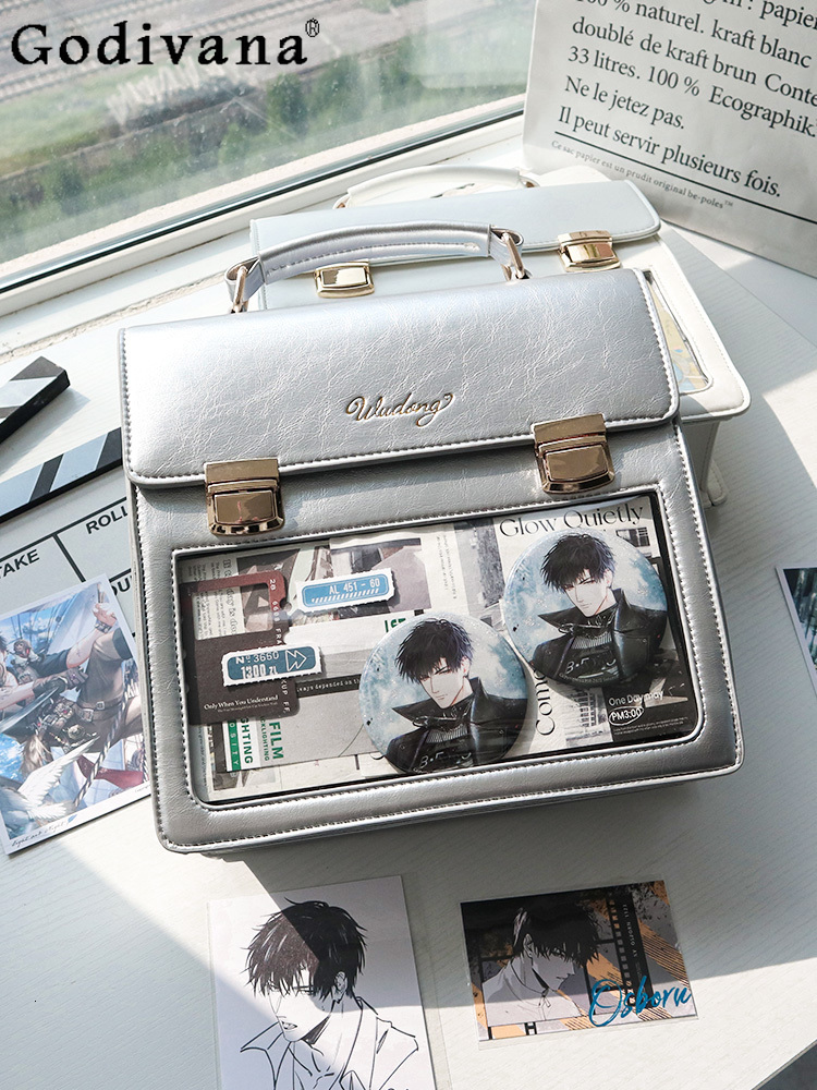Japanese Commuter Fashion All-Match Women's Shoulder Bag Messenger Preppy Style Sweet Cute Envelope Bags For Ladies