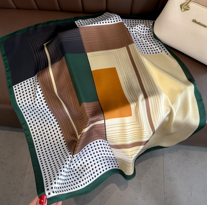 20style Square Silk Scarf Designer Scarf Letters Headband for Women Luxury Brand Square Shawls Scarfs for Ladies Scarves Headkerchief Bandana Headscar