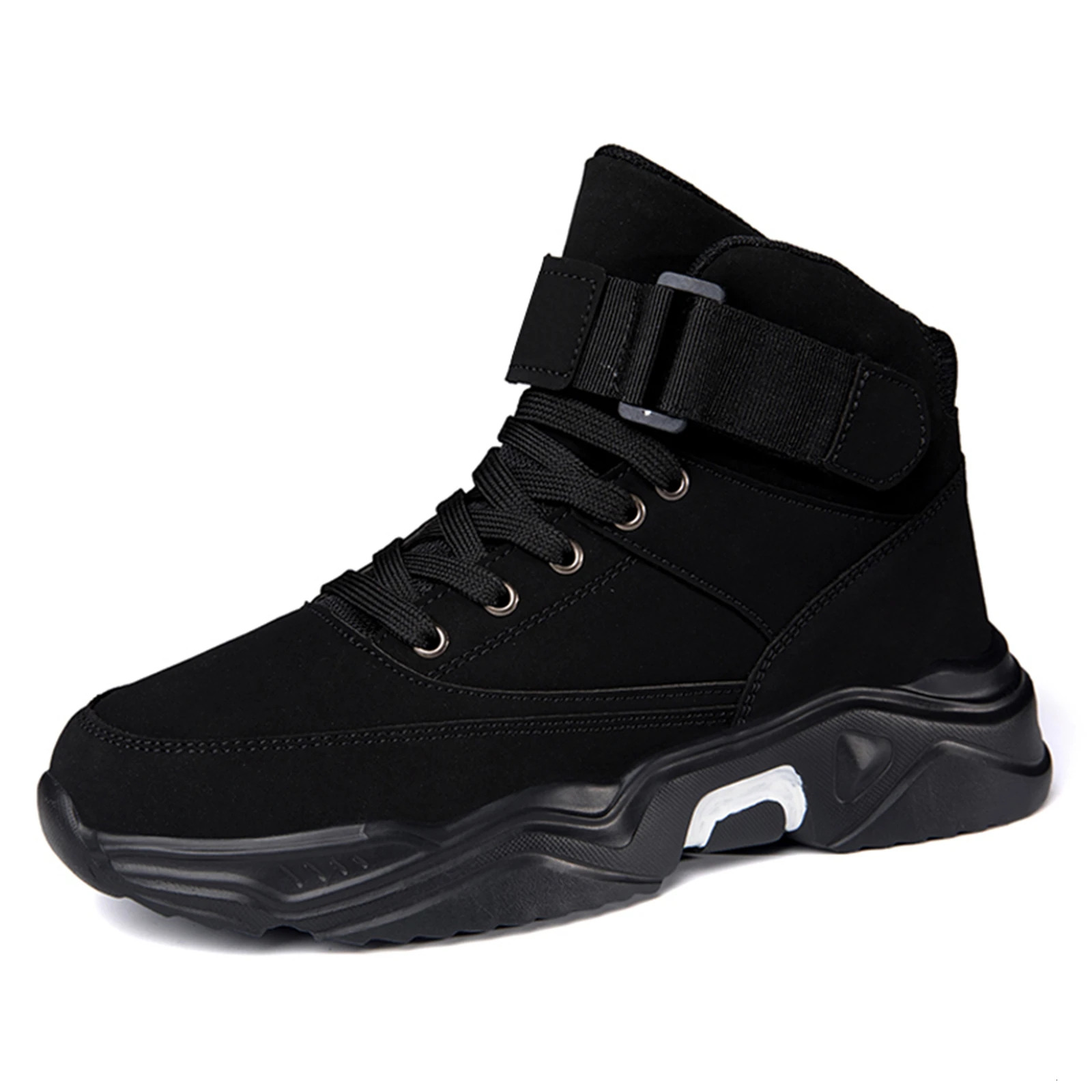 High Top loafers men Sneakers Outdoor Anti-slip Male Casua Leather Fashion Men's Anlkle Snow ugggly boots Hombre Winter Running Shoes