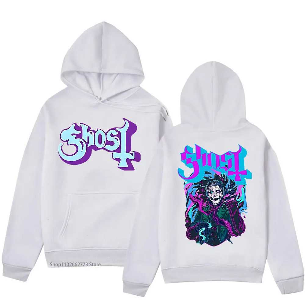 Ghost Band Hoodies Music Printed Sweatshirt Womens/Mens Winter Fashion Pullover Manga Long Sleeve Top High Heels W240921