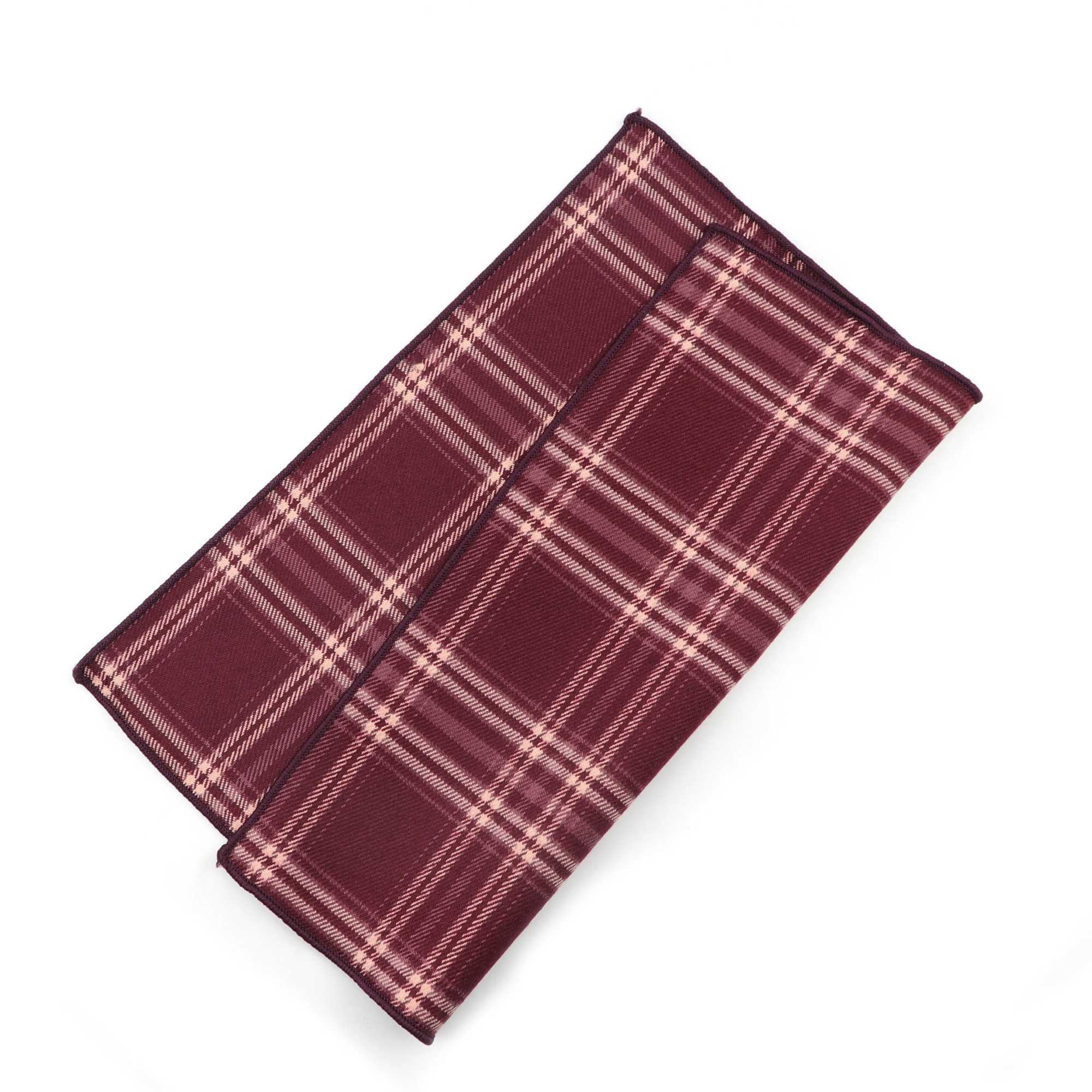 Striped Handkerchief Scarves Vintage Cotton Hankies Mens Pocket Square Handkerchiefs 23*23cm LengthX240921
