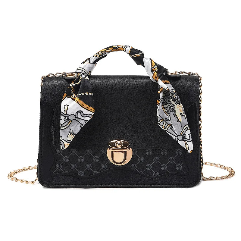 New Ladies Crossbody Scarf Niche Design Lock Buckle Dot Panel Printed Shoulder Women's Bag envelope bag women handbag