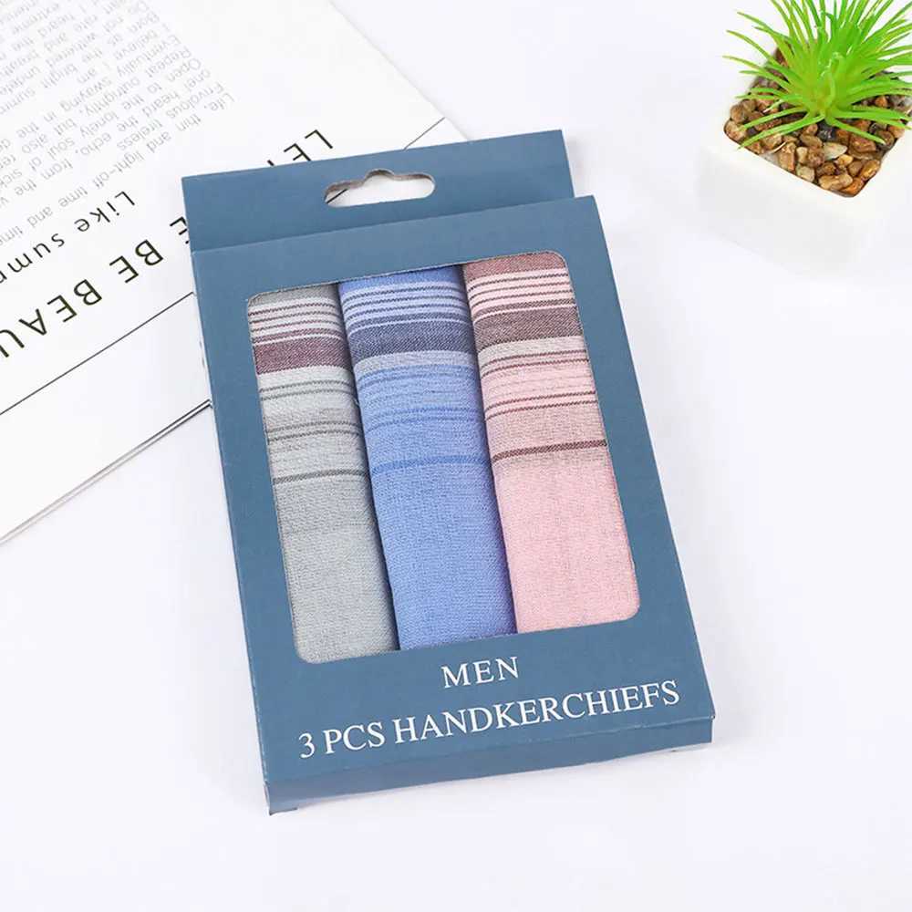 12pcs Classic Handle Head Towel Multi Color Square Plain Pocket Towel Mens Wedding Party Business Chest Towel W240921