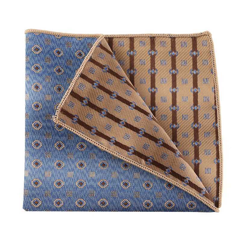 Men Pocket Square Suits Hanky for Men Plaid Mens Handkerchiefs Casual Suit Square Handkerchief Towels for Party 25X25 CmX240921