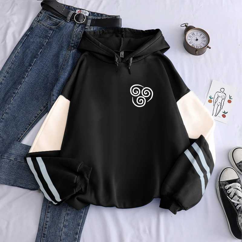 Men's Hoodies Sweatshirts Harajuku Anime Avatar The Last Airy Hoodie Autumn and Winter Water/Ground/Fire/Air Fashion T-shirt Y240921UT0O