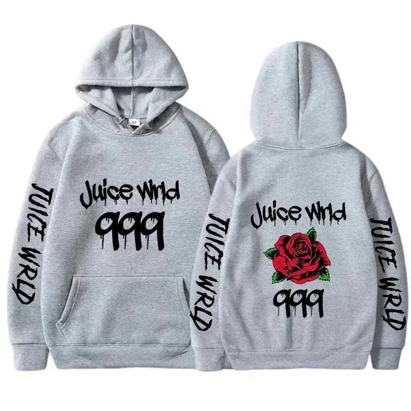 Autumn and Winter Mens Fashion Printed Hoodie Sportswear Hip Hop Casual Zipper Boys and Girls Black Street Clothing Hoodie W240921