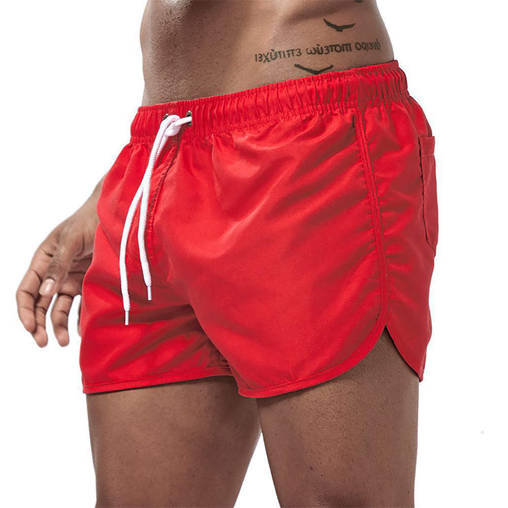 Men's Beach Fashion Quick Drying Short Pants Gym Swimming Trun Summer Casual Surfing Shorts Male