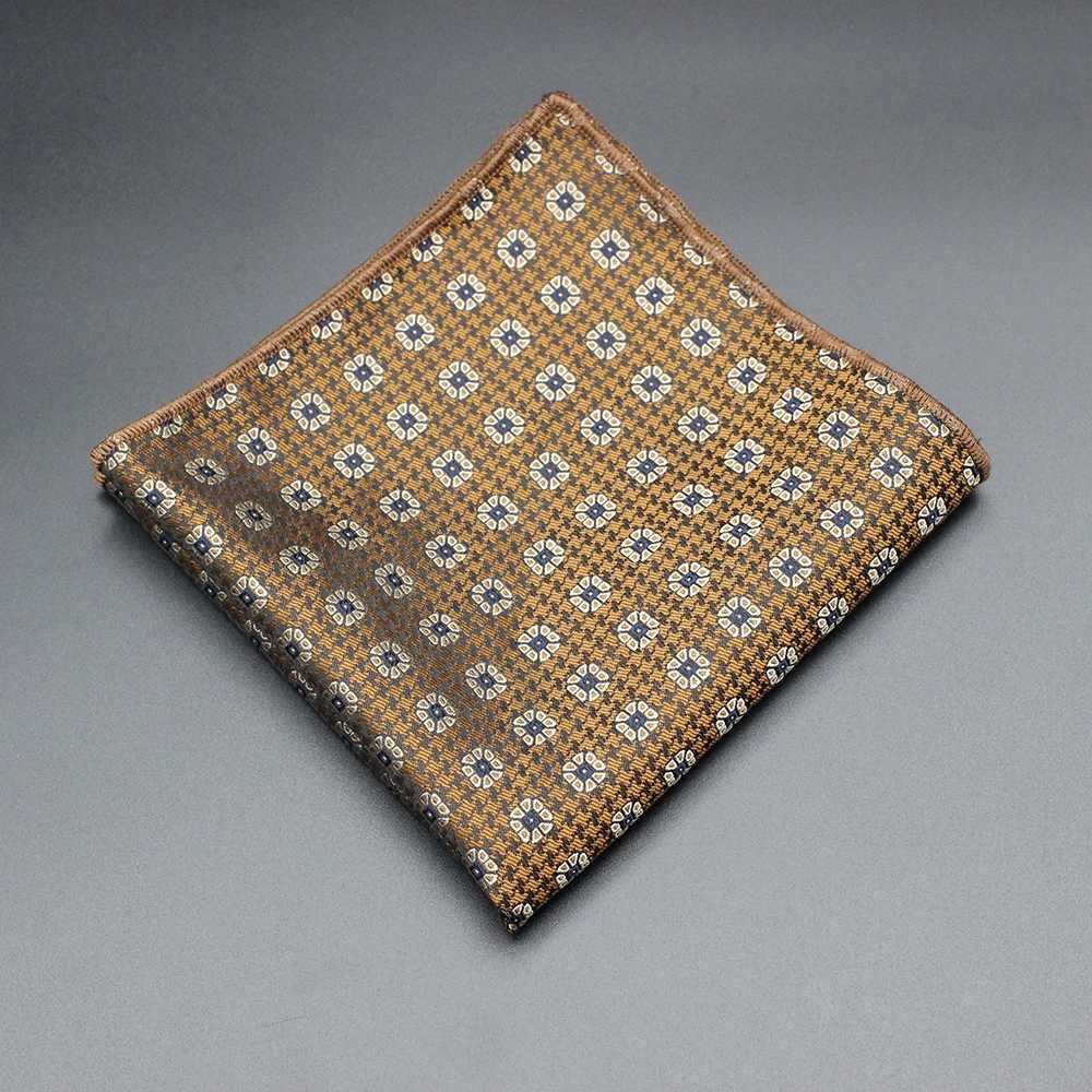 NEW Mens Pocket Square Floral Chest Towel For Men Women Woven Hanky Gentlemen Hankies Mens Suit Handkerchief Pocket TowelX240921