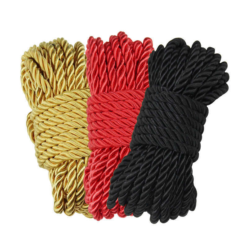 Binding and binding SM props multi-color polyester silk rope 10 meters fun binding rope training female slave adult products